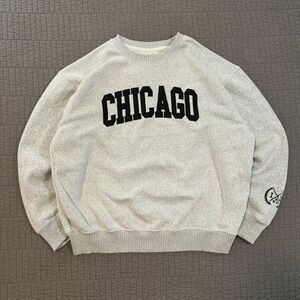 Chicago Crewneck Sweatshirt - Light Heather Gray